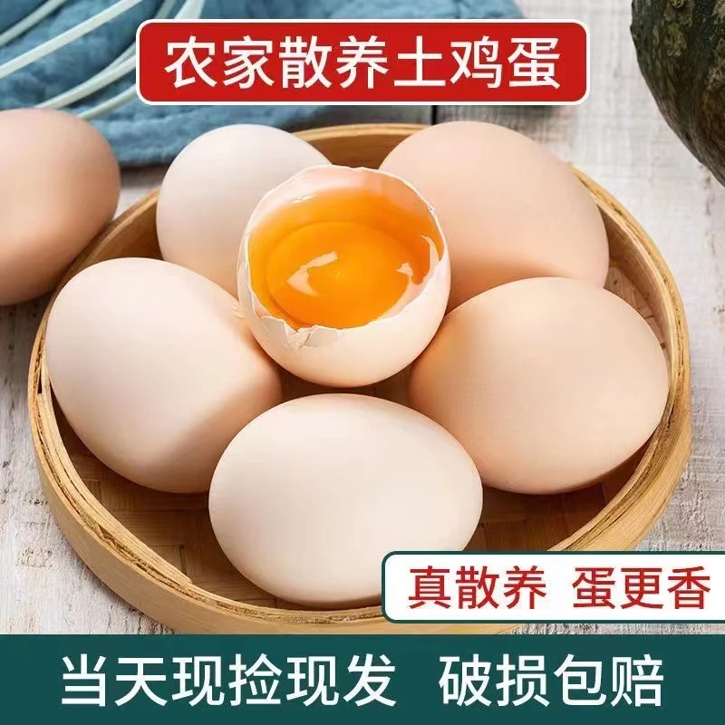 【顺丰包邮】正宗农家散养土鸡蛋新鲜出生鸡蛋超大鸡蛋谷物蛋笨鸡蛋
