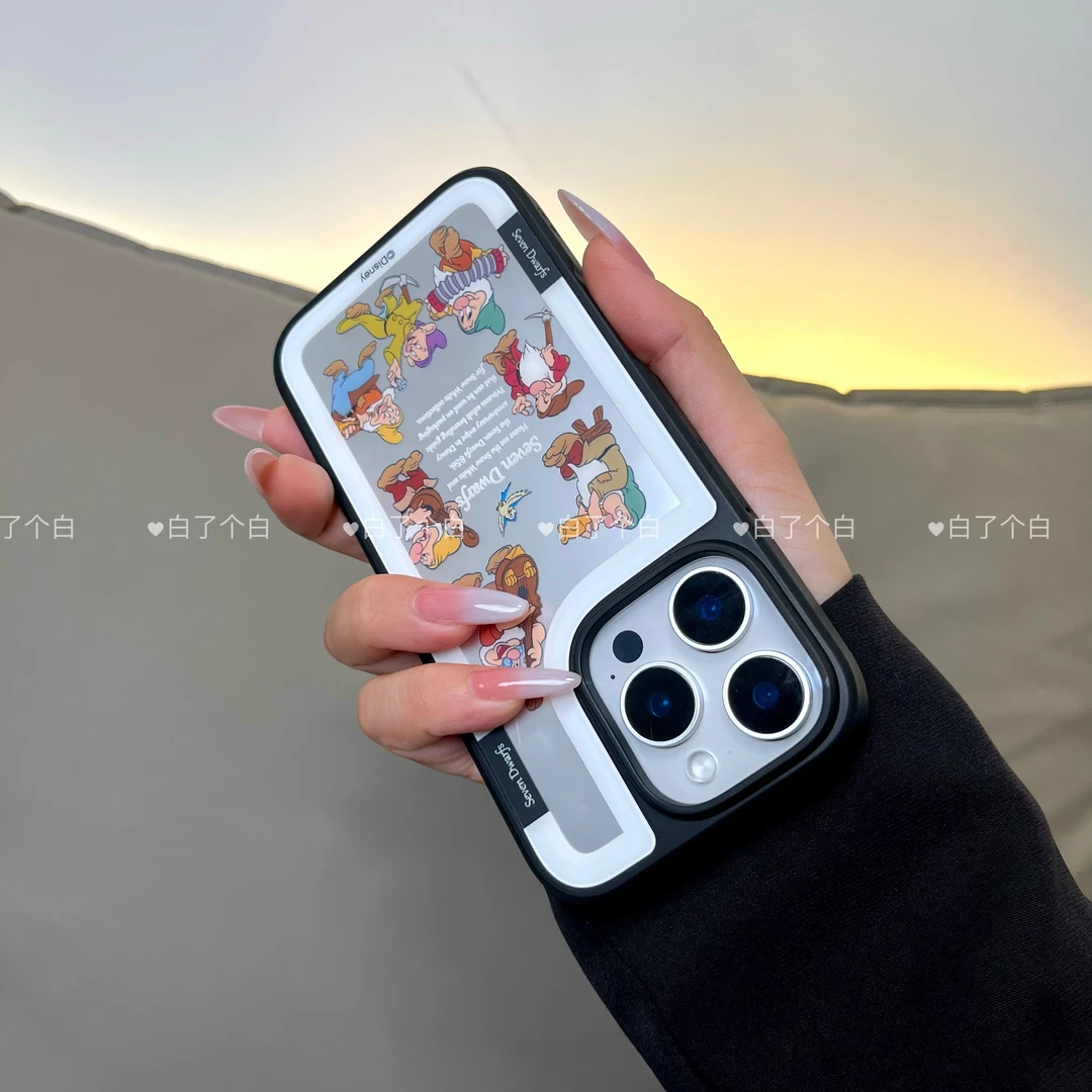 【正版授权】七个小矮人迪士尼卡通保护套适用于苹果17手机壳防摔