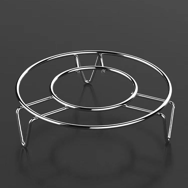 特厚加固不锈钢锅架厨房防烫隔热放锅蒸架置物架多功能家用加厚