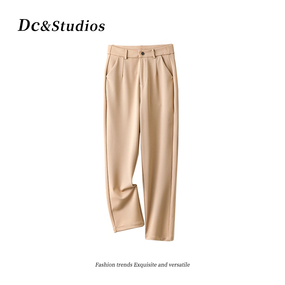 【工厂】2701女2024新款爆款高腰小个子裤子春夏直筒裤