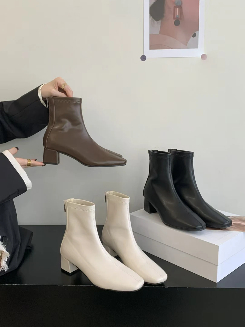 韩版法式新款短靴MS083-1（no退no换）