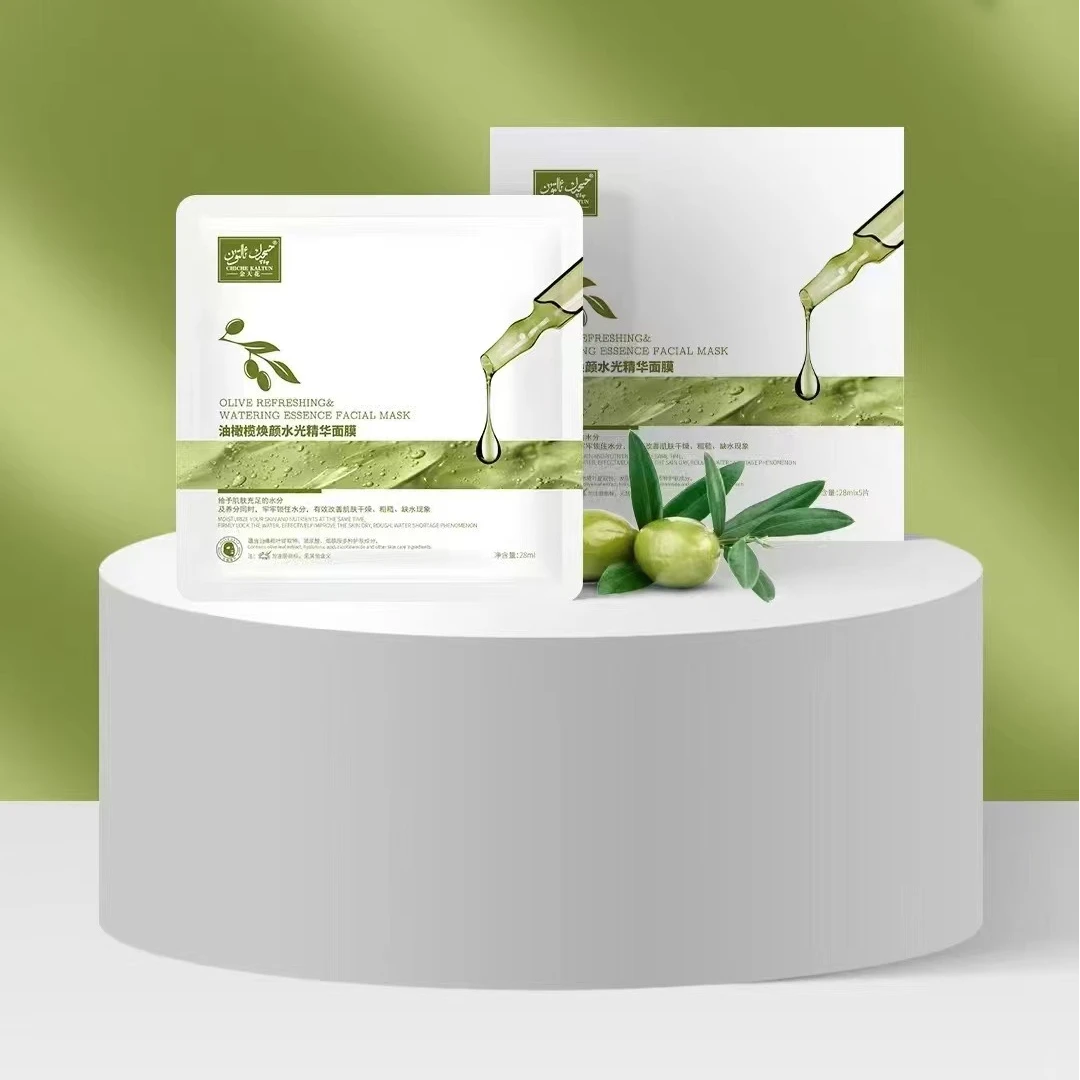 金天花油橄榄焕颜水光精华面膜 يۈز چاپلاق