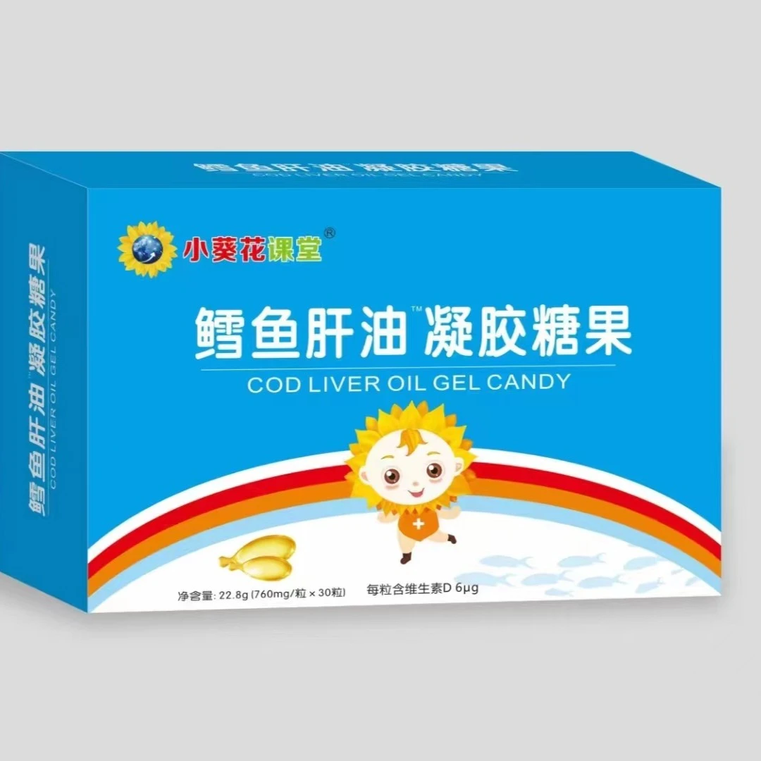 小葵花课堂   鱼   干   油     凝胶糖果(30粒X760mg)健康