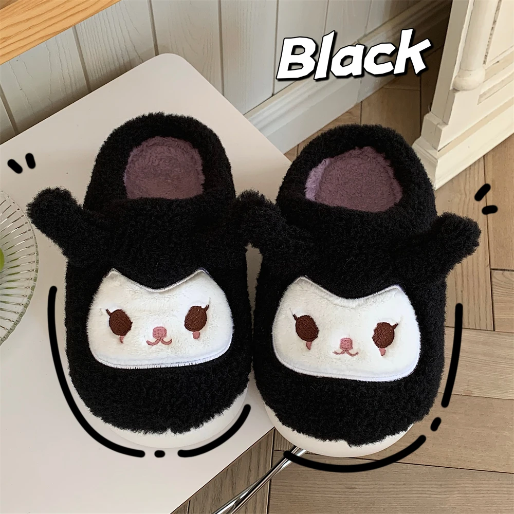 少女心包头棉拖鞋冬季新款日系可爱家用防滑保暖居家卧室毛毛鞋女