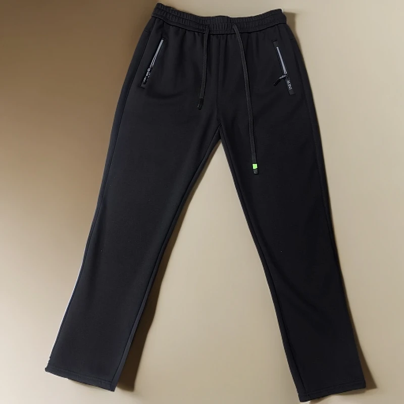 加绒加厚男士休闲裤秋冬保暖直筒登山运动裤KZ596