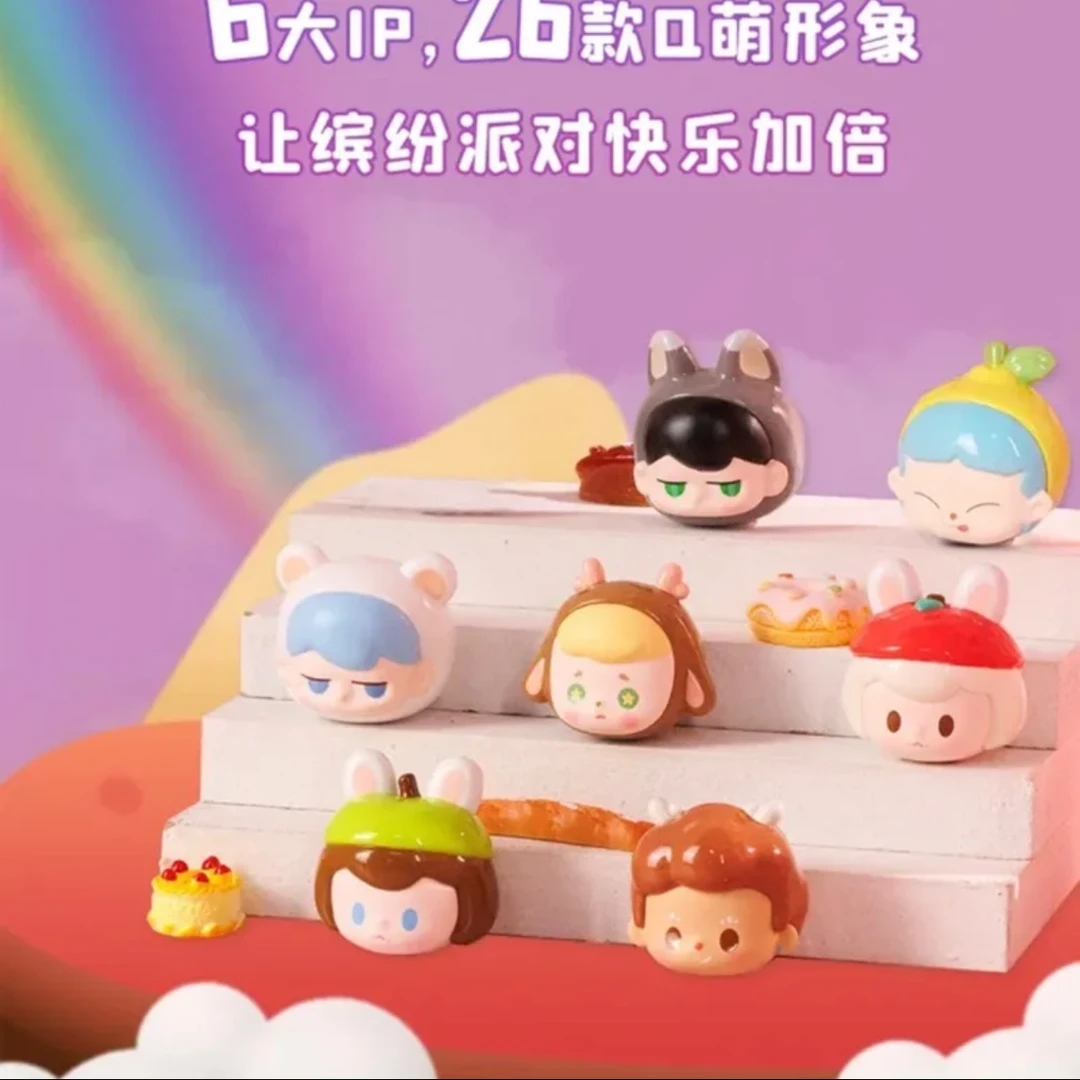 【默认拆袋】拆盒天花板贴贴乐二代正品盲盒手办吃吃吃