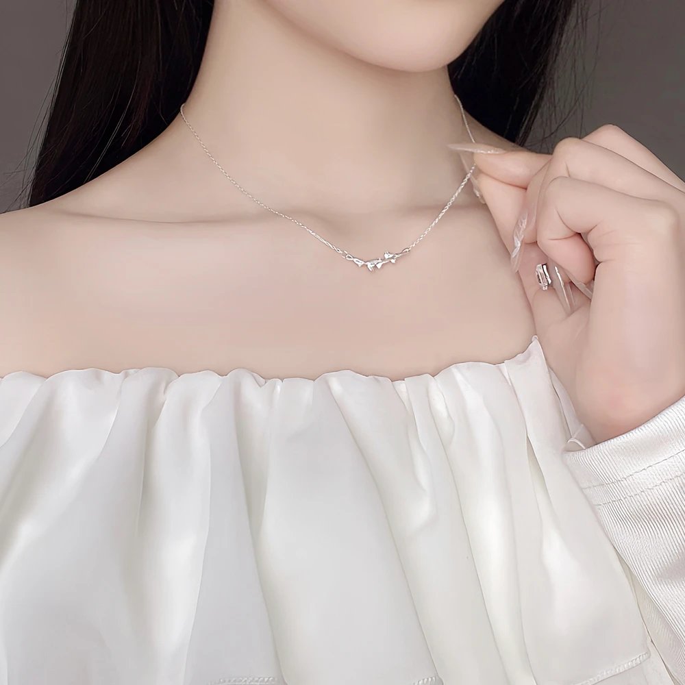 吊坠925银 银杏叶项链高级感轻奢小众高端上档次不掉色送女朋友