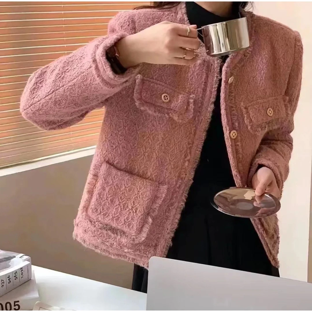 【可儿推荐】春季新款流苏边气质高级感小香风外套女长袖毛衣开衫