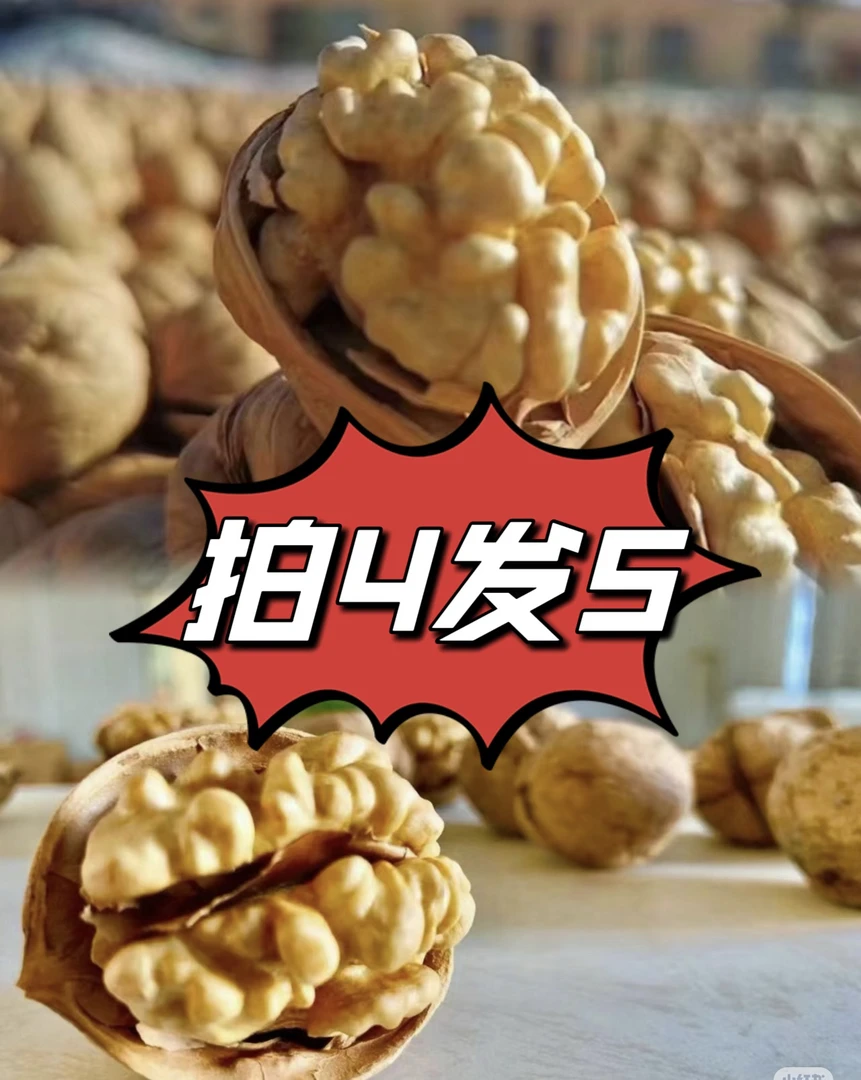 新疆特产——185纸皮核桃拍4发5