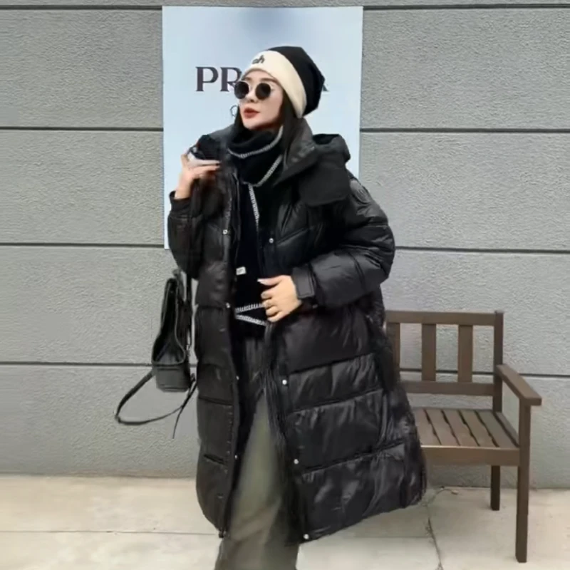 长款棉服3513饕餮服饰大码女装2024秋季新款时尚百搭休闲