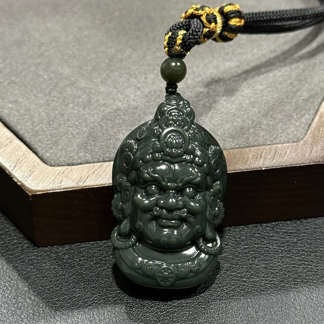 壹加小青|大黑天塔青吊坠多样性发其一10171M