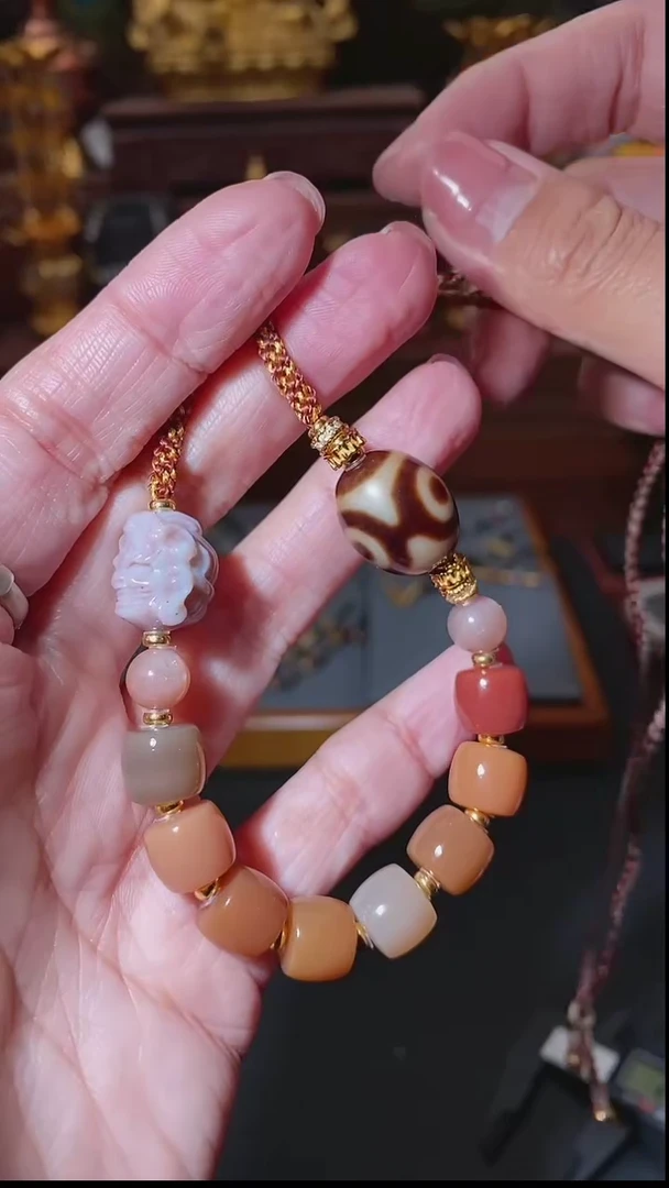 【闪购商品】玛瑙/玉髓颈饰未镶嵌S48351多样性三y锁骨链