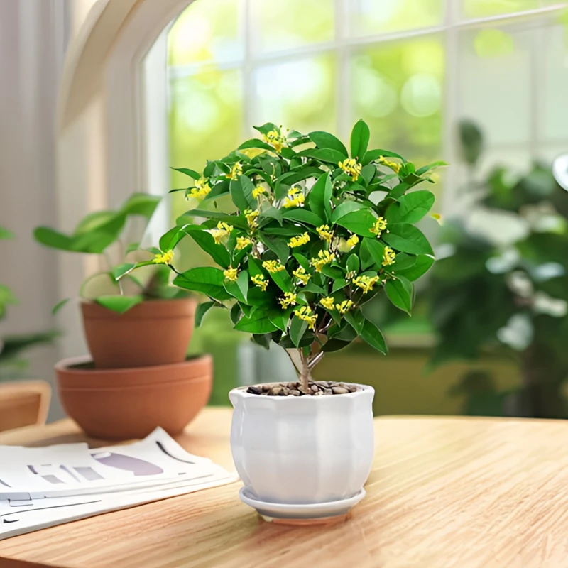 四季桂花四季飘香桂花丹桂四季桂苗花卉阳台绿植盆栽庭院客厅树苗
