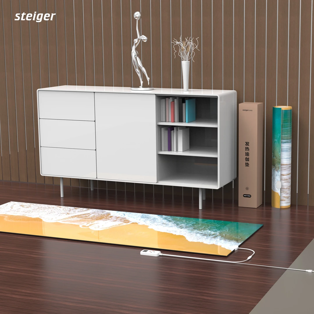 新型  发热瑜伽垫    天然橡胶材质