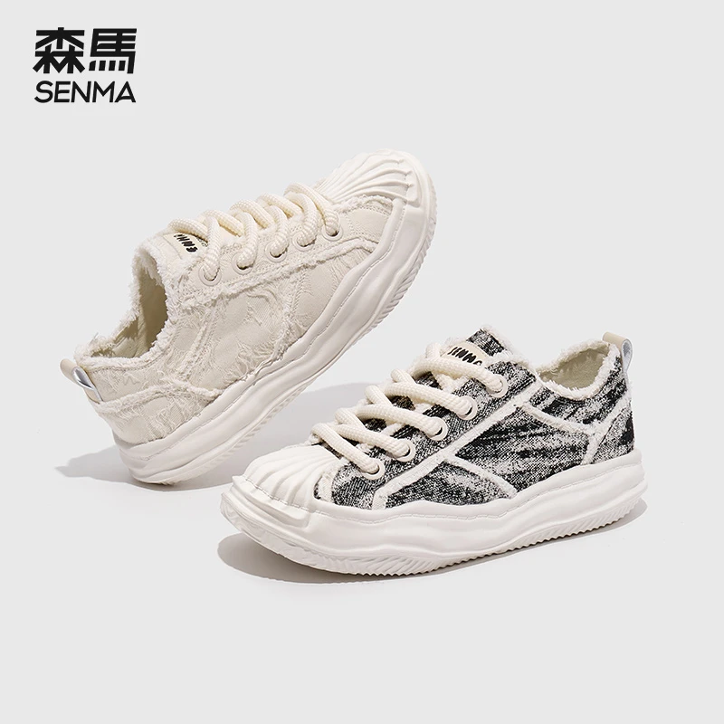 SENMA/森马秋季百搭时尚休闲厚底小众ins低帮透气女鞋