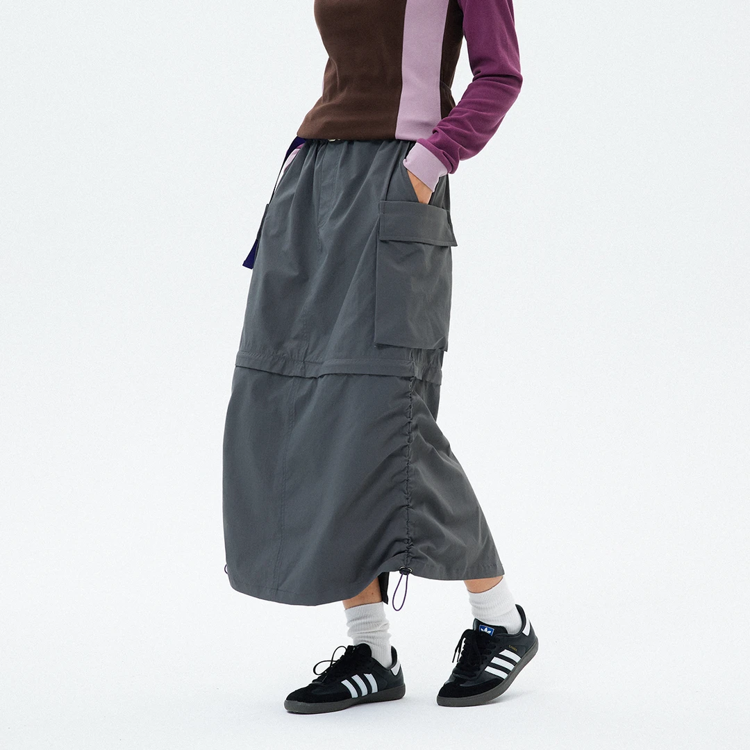 DaytimeAdventure山系徒步城市户外可脱卸短裙中长工装裙A字裙女