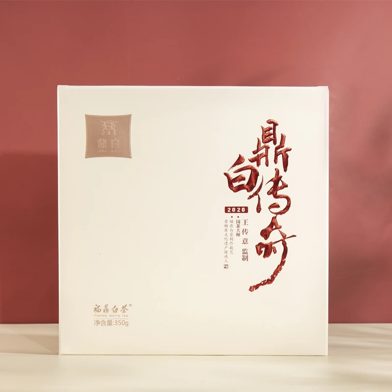 2020【鼎白传奇】鼎白茶业牡丹饼茶饼福鼎白茶高品质白茶350g