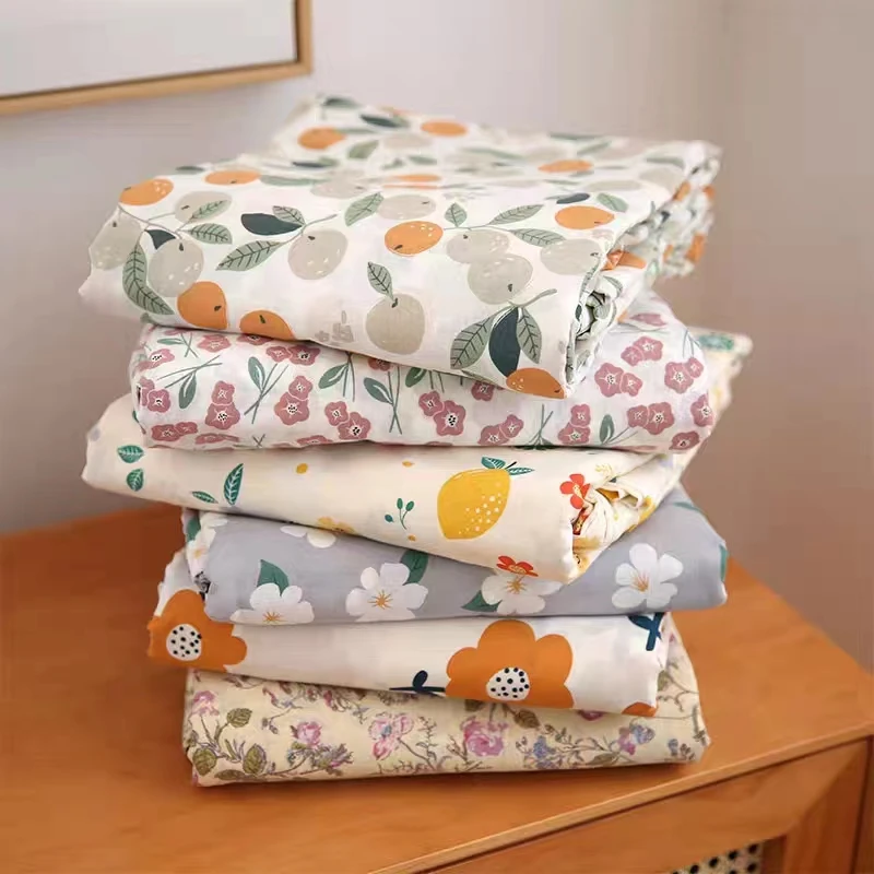 印花水洗棉【200*230拼接水洗棉被罩】无锁边 20CM长条布拼接