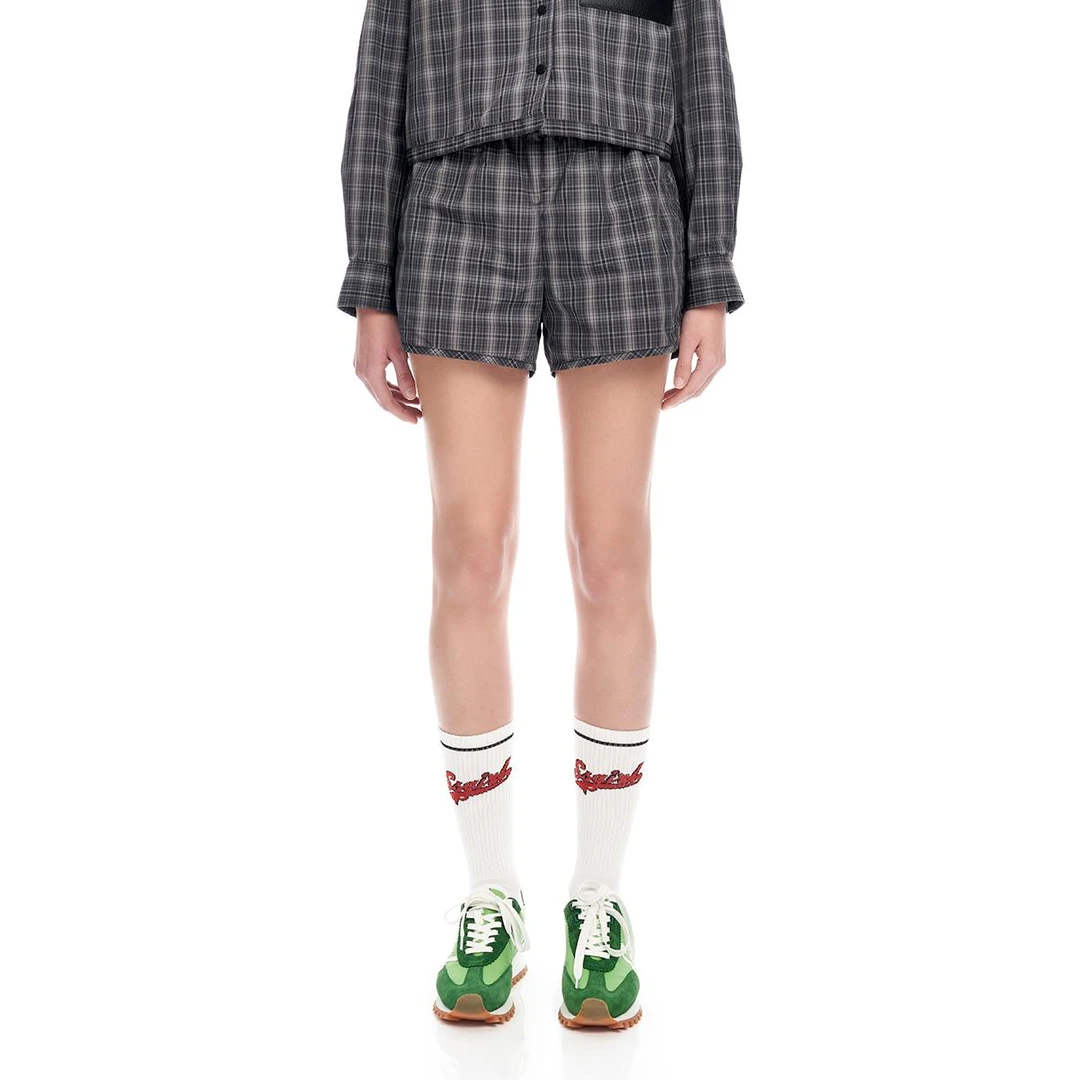 IIIVIVINIKO“意大利LIMONTA色织面料”暗格纹短裤M310817126B