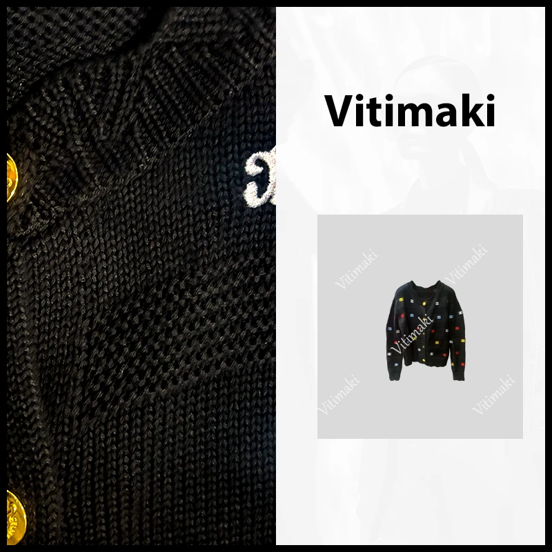 【Vitimaki/定制】(手工勾花）绵羊毛女装上衣重工针织衫A013