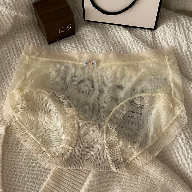 女士内裤透气舒适蕾丝内裤女生性感夏季内裤薄款学生无痕内裤少女