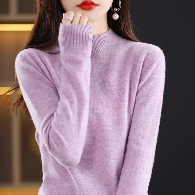 年底清版100%纯羊毛衫半高领保暖现货今天发货1件过冬RS262