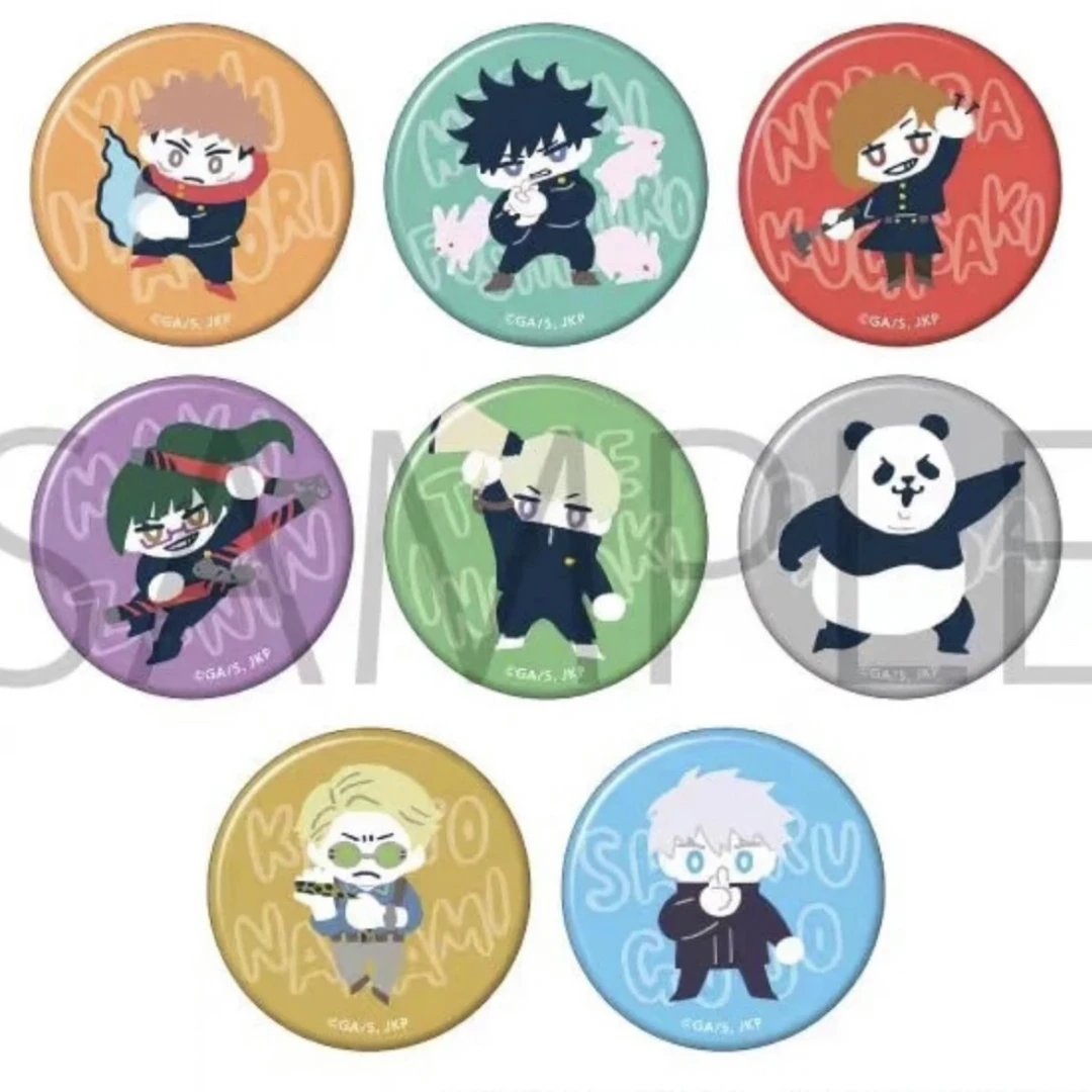 「日版官谷」咒术回战 涂鸦系列 吧唧徽章（全8种440）