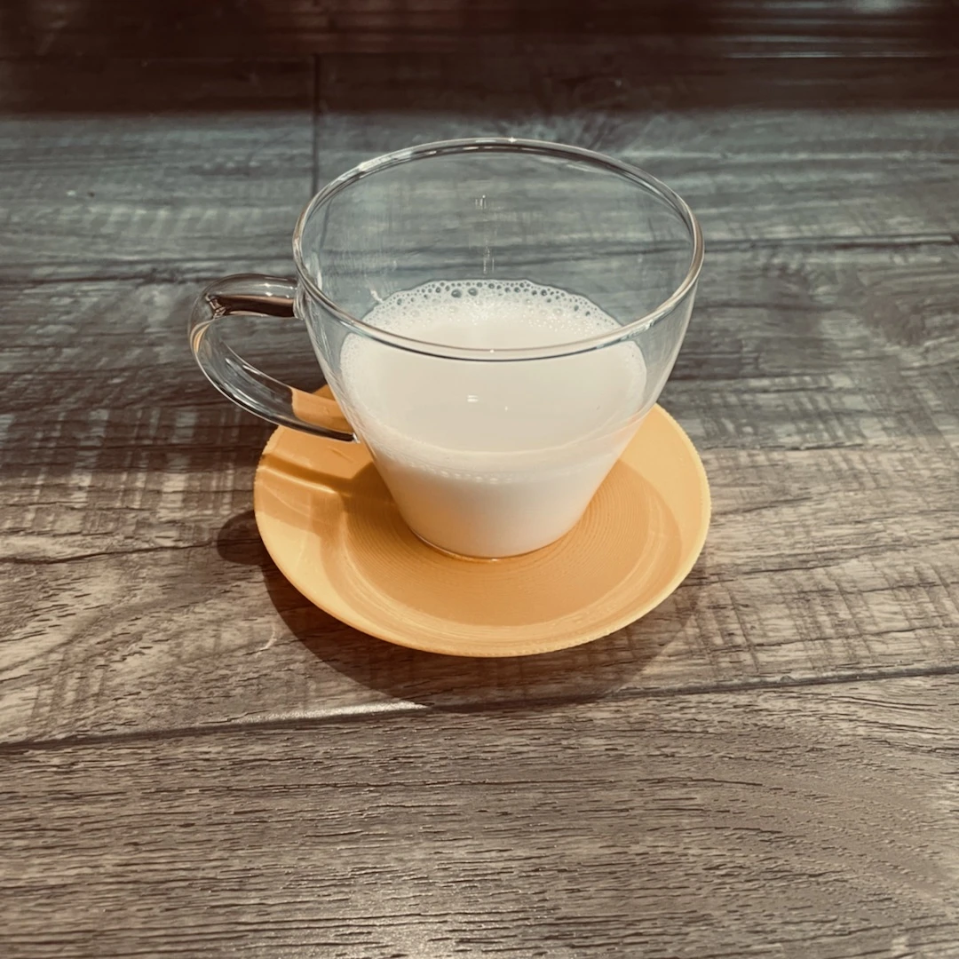 明尚德抖音售卖款200ml小品杯6只装手工透明陶瓷防烫耐热杯碟