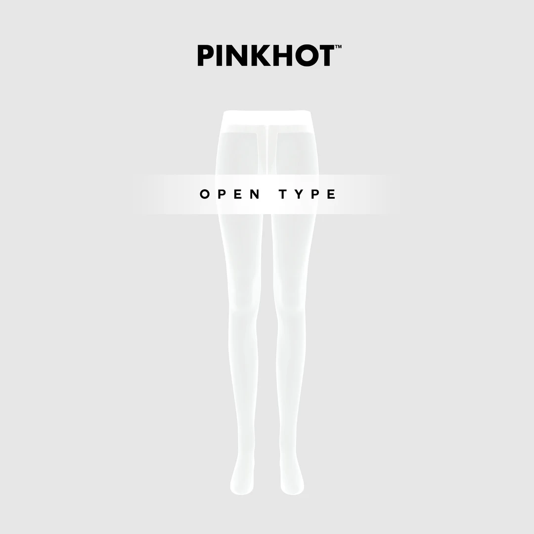 PinkHot高个子专属！「谜系列」0.1D超薄丝滑白色丝袜