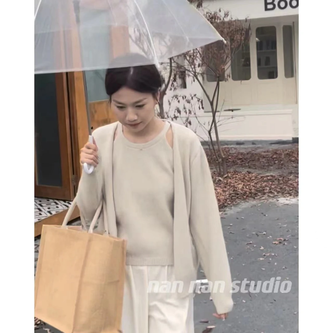 【开场白】温柔气质两件套毛衣