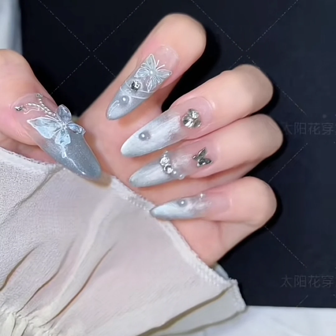 车厘子ins手工穿戴甲甲片店铺穿戴式简约