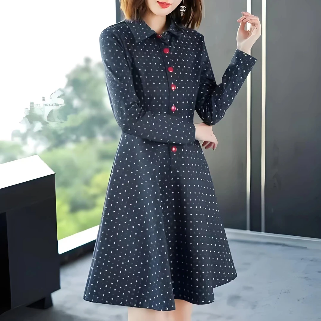 黑色气质时尚洋气女装连衣裙