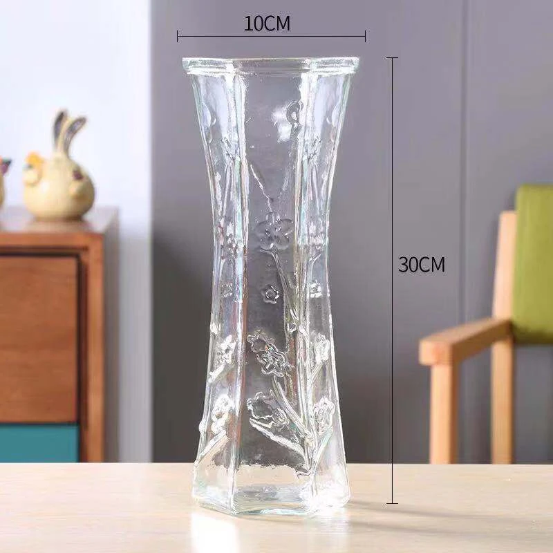 银柳花瓶水培植物玻璃瓶 绿萝花瓶花盆玻璃圆球水养鱼缸器皿容器