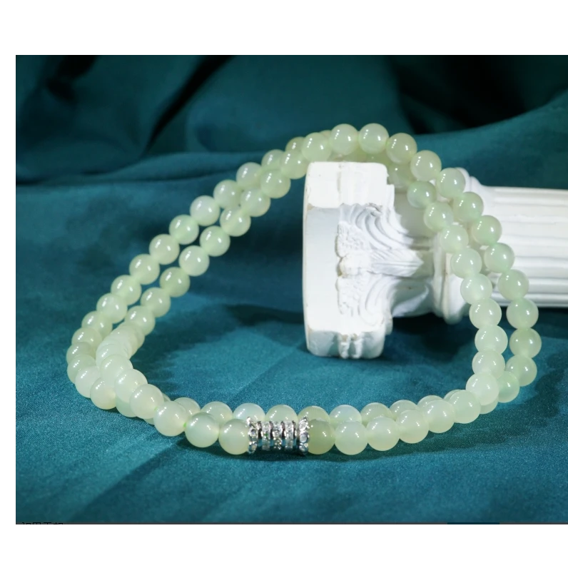 S925和田玉晴水项链5.5+ FYYY091706 -2