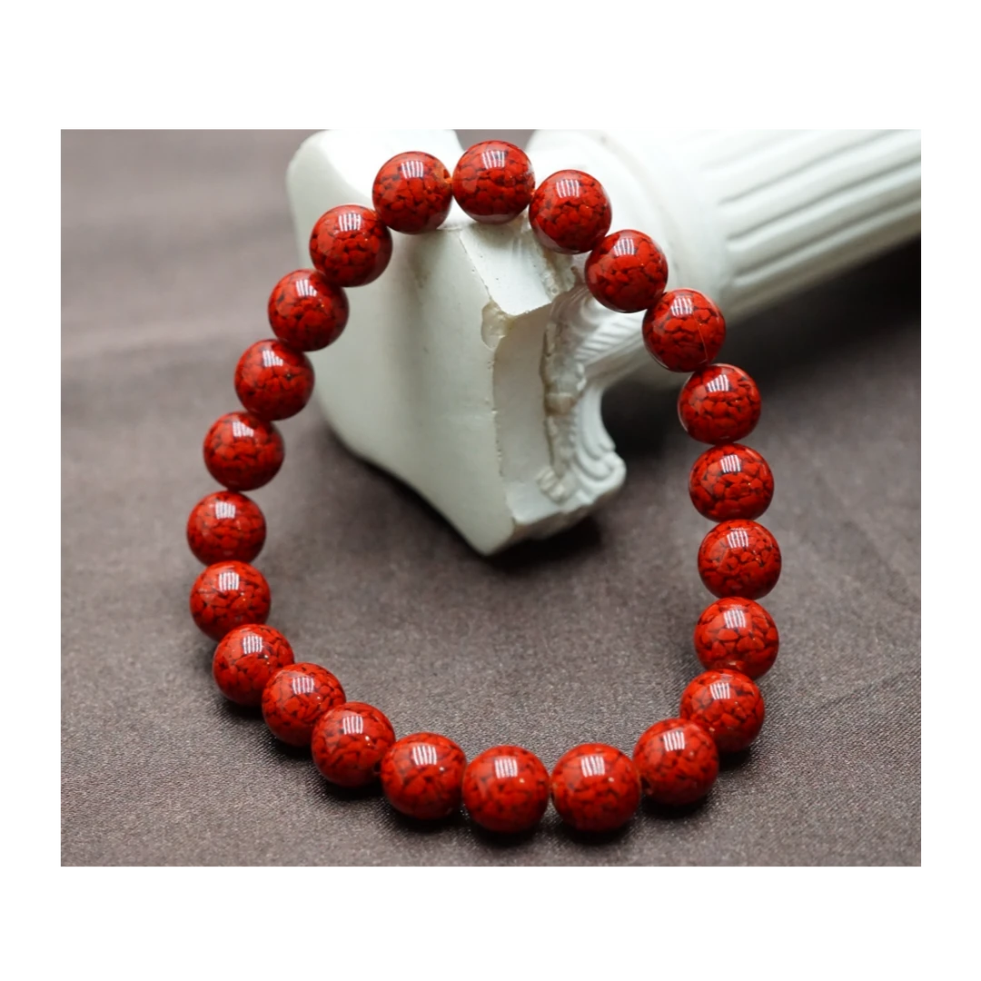 含辰砂工艺品朱砂手串8+ FC100909