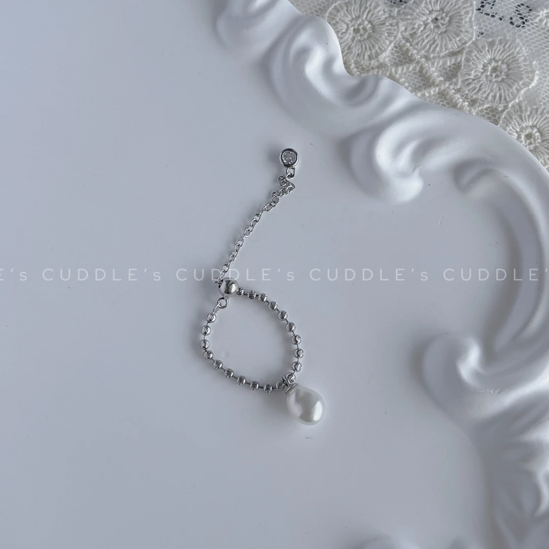 925银戒指 CUDDLE 碎银子抽拉戒指 8921
