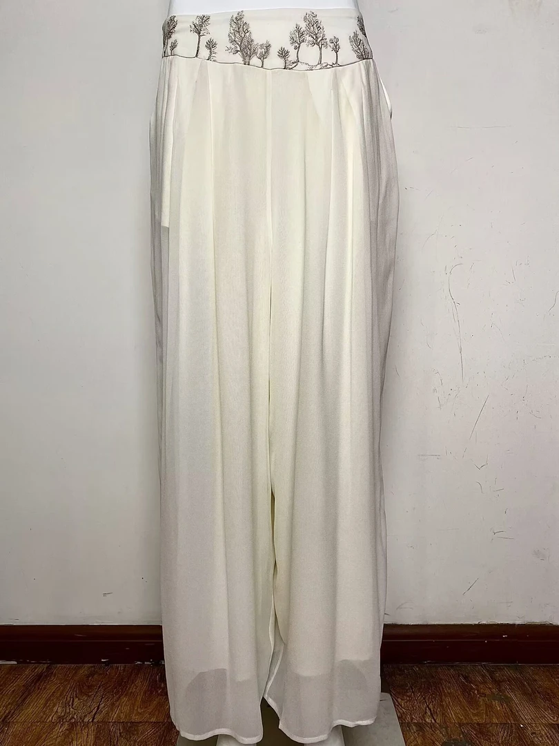 桑蚕丝时尚百搭国风款裤子SSMD-2027