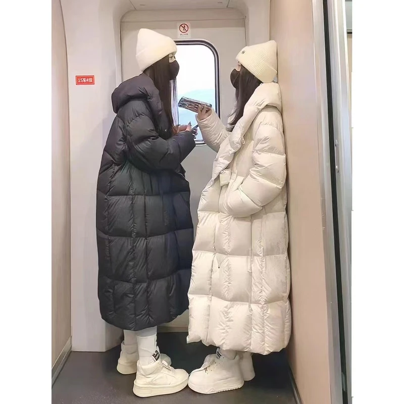 【杨老板专属】2024新款鹅绒羽绒服时尚高腰加厚女韩版冬连帽2806