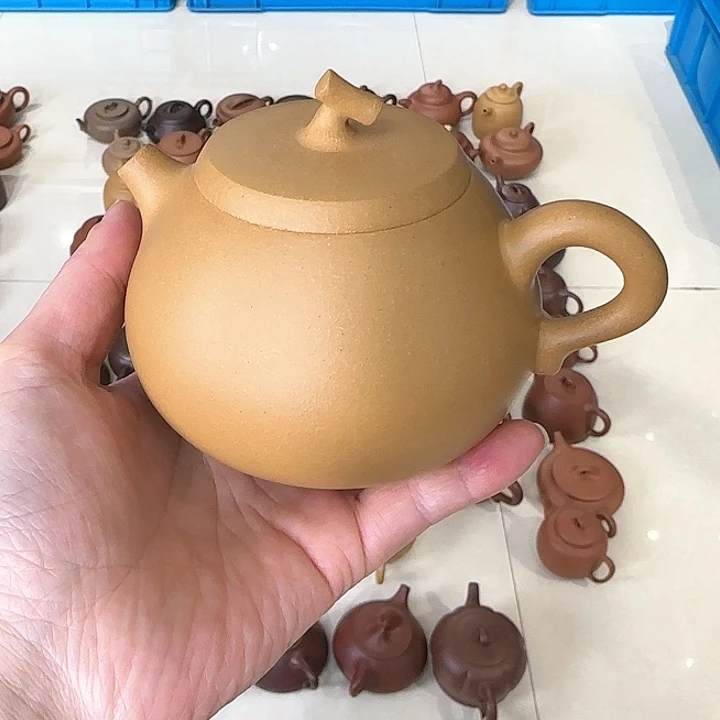 紫砂茶壶瓜语段泥