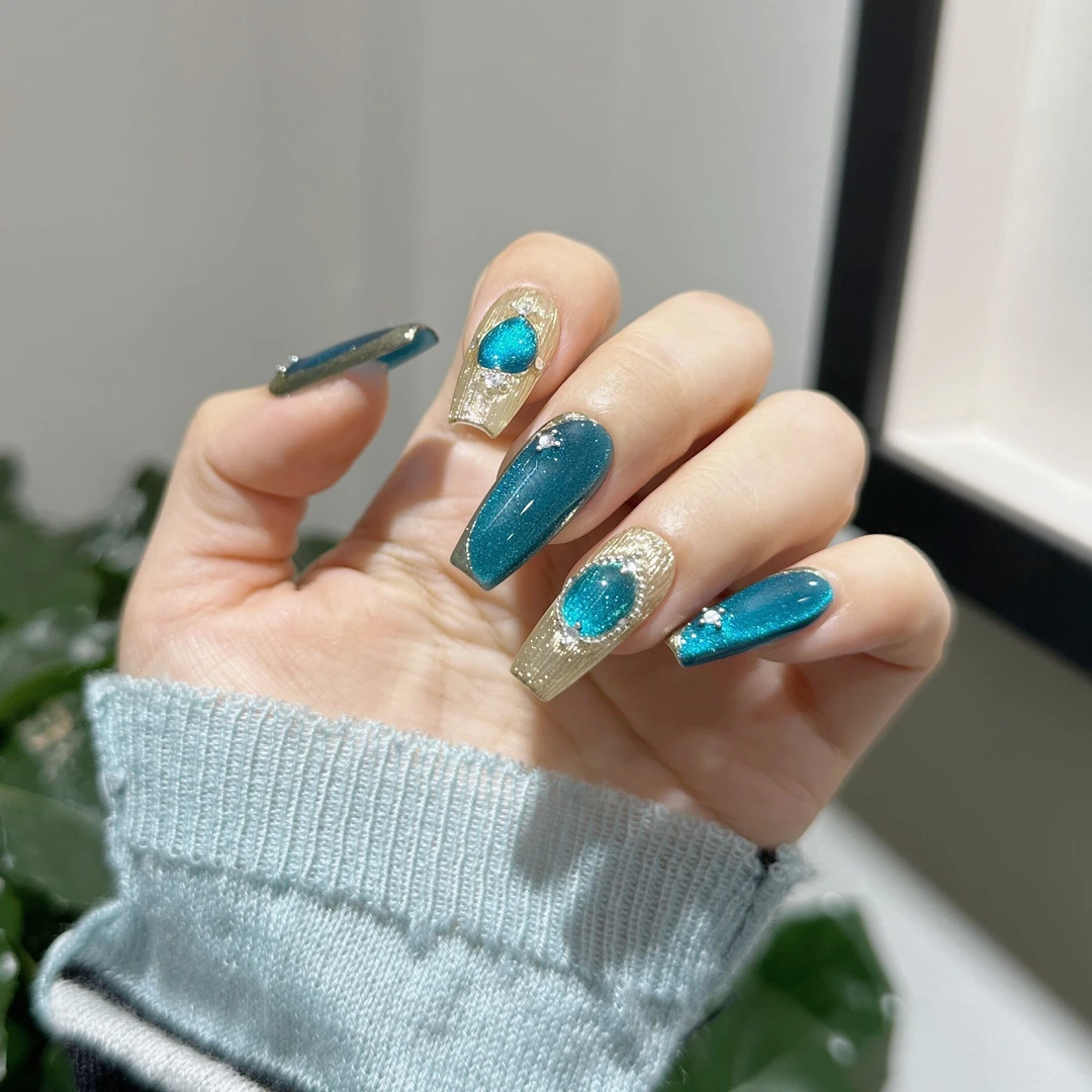 依诺家 |那片海| Ezeno纯手工定制穿戴甲布契拉提欧美辣妹