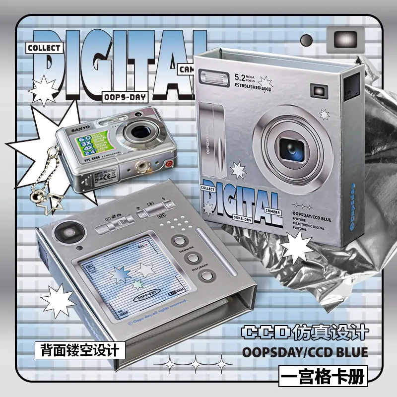OOPSDAY一宫格卡册ins高颜值拍立得相册明星小卡活页收纳册明信片
