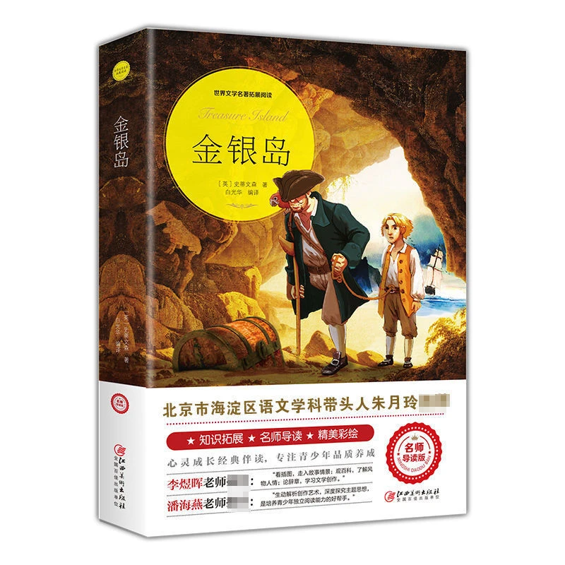 金银岛精美插图版全译本语文初高中生课外书世界经典文学