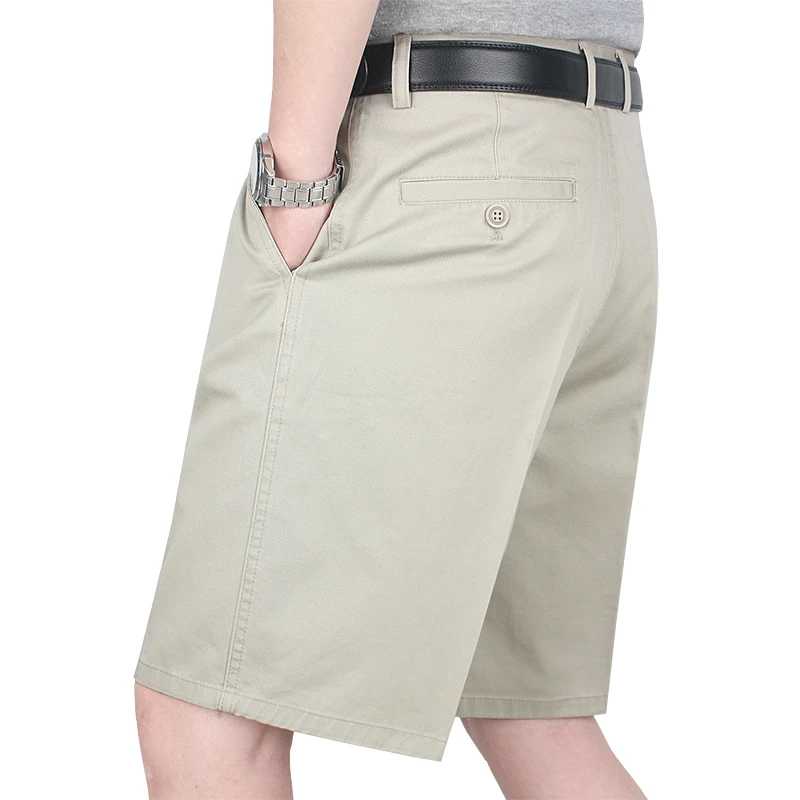 男款男士西装裤宽松水洗西装短裤中青年男大码薄五分裤夏季休闲裤