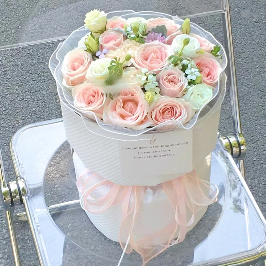 精致小香风玫瑰附近花店表白生日鲜花店鲜花教师节花束