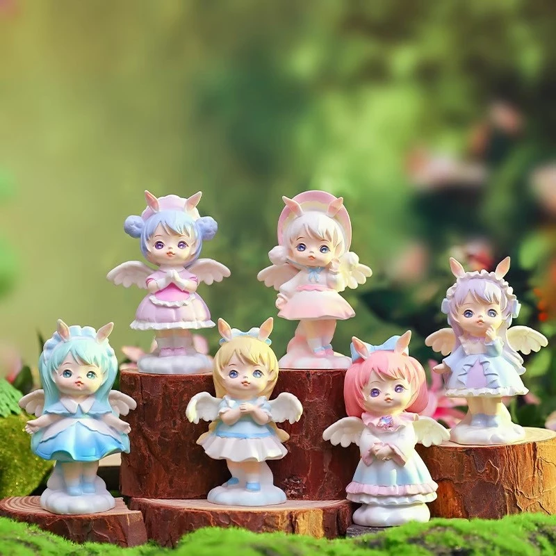 【拆盒】正版安妮宝贝天使降临系列潮玩盲盒产品