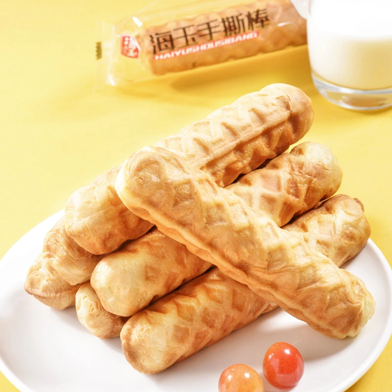 【早餐救星】海玉夹心手撕棒原味酸奶休闲零食烘焙奶香早餐面包