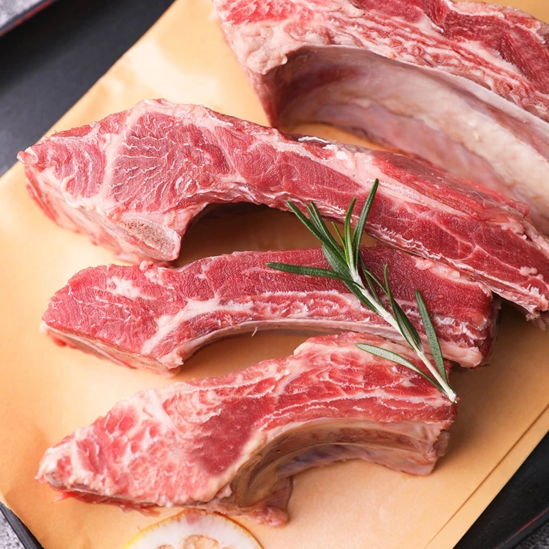 青草家 原切乌拉圭进口五肋牛排 带骨牛肉5斤ss