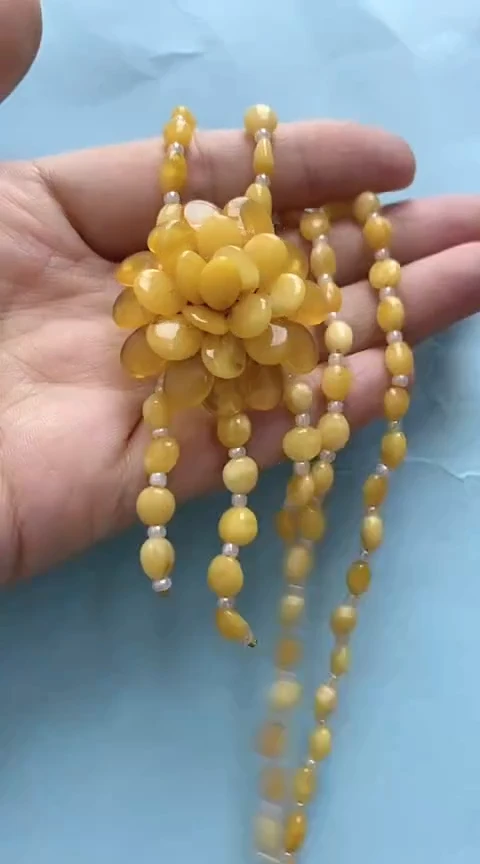 【闪购商品】琥珀裸石未镶嵌蜜蜡项链