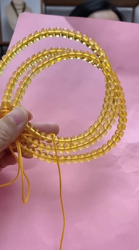 【闪购商品】琥珀裸石未镶嵌琥珀项链