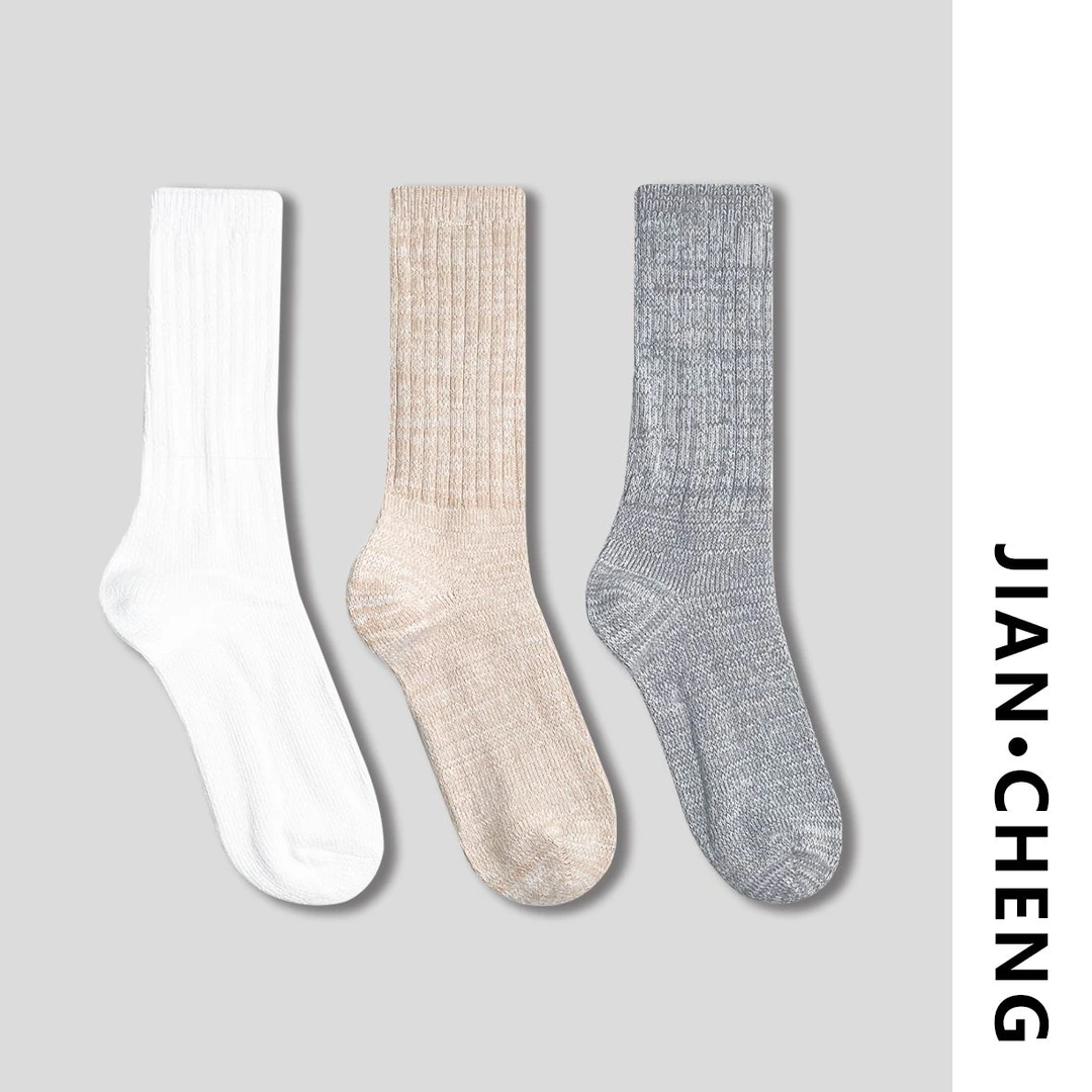 【简柽】中筒堆堆袜D410-1001